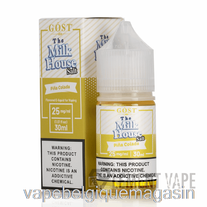 Sels De Pina Colada De Jus De Vape - La Maison Du Lait - Vapeur Gost - 30 Ml 50 Mg